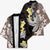 Brown and Black Hawaii Shark Tattoo Kimono Puakenikeni Lei Plumeria Polynesian Pattern - Polynesian Pride