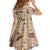 Khaki Palaka Hawaii Cowboy Family Matching Mermaid Dress and Hawaiian Shirt Puakenikeni Lei Paniolo Papale Seamless Vibes - Polynesian Pride