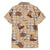 Khaki Palaka Hawaii Cowboy Family Matching Summer Maxi Dress and Hawaiian Shirt Puakenikeni Lei Paniolo Papale Seamless Vibes - Polynesian Pride