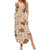 Khaki Palaka Hawaii Cowboy Family Matching Summer Maxi Dress and Hawaiian Shirt Puakenikeni Lei Paniolo Papale Seamless Vibes - Polynesian Pride
