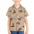 Khaki Palaka Hawaii Cowboy Family Matching Summer Maxi Dress and Hawaiian Shirt Puakenikeni Lei Paniolo Papale Seamless Vibes - Polynesian Pride