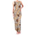 Khaki Palaka Hawaii Cowboy Family Matching Tank Maxi Dress and Hawaiian Shirt Puakenikeni Lei Paniolo Papale Seamless Vibes - Polynesian Pride
