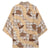 Khaki Palaka Hawaii Cowboy Kimono Puakenikeni Lei Paniolo Papale Seamless Vibes - Polynesian Pride