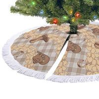 Khaki Palaka Hawaii Cowboy Tree Skirt Puakenikeni Lei Paniolo Papale Seamless Vibes - Polynesian Pride
