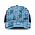 Cyan Palaka Hawaii Cowboy Mesh Trucker Cap Puakenikeni Lei Paniolo Papale Seamless Vibes - Polynesian Pride