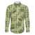 Lime Palaka Hawaii Cowboy Family Matching Off Shoulder Maxi Dress and Hawaiian Shirt Puakenikeni Lei Paniolo Papale Seamless Vibes - Polynesian Pride