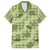 Lime Palaka Hawaii Cowboy Family Matching Off Shoulder Short Dress and Hawaiian Shirt Puakenikeni Lei Paniolo Papale Seamless Vibes - Polynesian Pride