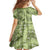 Lime Palaka Hawaii Cowboy Family Matching Summer Maxi Dress and Hawaiian Shirt Puakenikeni Lei Paniolo Papale Seamless Vibes - Polynesian Pride