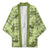Lime Palaka Hawaii Cowboy Kimono Puakenikeni Lei Paniolo Papale Seamless Vibes - Polynesian Pride
