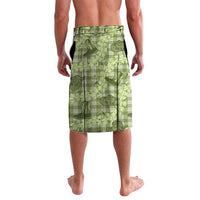 Lime Palaka Hawaii Cowboy Lavalava Puakenikeni Lei Paniolo Papale Seamless Vibes - Polynesian Pride