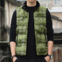 Lime Palaka Hawaii Cowboy Sleeveless Puffer Jacket Puakenikeni Lei Paniolo Papale Seamless Vibes LT14 - Polynesian Pride