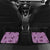 Purple Palaka Hawaii Cowboy Car Mats Puakenikeni Lei Paniolo Papale Seamless Vibes - Polynesian Pride