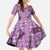 Purple Palaka Hawaii Cowboy Family Matching Mermaid Dress and Hawaiian Shirt Puakenikeni Lei Paniolo Papale Seamless Vibes - Polynesian Pride