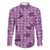 Purple Palaka Hawaii Cowboy Family Matching Puletasi and Hawaiian Shirt Puakenikeni Lei Paniolo Papale Seamless Vibes - Polynesian Pride