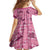 Pink Palaka Hawaii Cowboy Family Matching Mermaid Dress and Hawaiian Shirt Puakenikeni Lei Paniolo Papale Seamless Vibes - Polynesian Pride