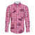 Pink Palaka Hawaii Cowboy Family Matching Mermaid Dress and Hawaiian Shirt Puakenikeni Lei Paniolo Papale Seamless Vibes - Polynesian Pride