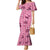 Pink Palaka Hawaii Cowboy Family Matching Mermaid Dress and Hawaiian Shirt Puakenikeni Lei Paniolo Papale Seamless Vibes - Polynesian Pride