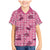 Pink Palaka Hawaii Cowboy Family Matching Mermaid Dress and Hawaiian Shirt Puakenikeni Lei Paniolo Papale Seamless Vibes - Polynesian Pride