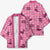 Pink Palaka Hawaii Cowboy Kimono Puakenikeni Lei Paniolo Papale Seamless Vibes - Polynesian Pride