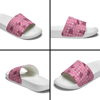 Pink Palaka Hawaii Cowboy Slide Sandals Puakenikeni Lei Paniolo Papale Seamless Vibes - Polynesian Pride