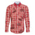 Red Palaka Hawaii Cowboy Family Matching Short Sleeve Bodycon Dress and Hawaiian Shirt Puakenikeni Lei Paniolo Papale Seamless Vibes - Polynesian Pride