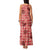 Red Palaka Hawaii Cowboy Family Matching Tank Maxi Dress and Hawaiian Shirt Puakenikeni Lei Paniolo Papale Seamless Vibes - Polynesian Pride