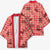 Red Palaka Hawaii Cowboy Kimono Puakenikeni Lei Paniolo Papale Seamless Vibes - Polynesian Pride