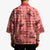 Red Palaka Hawaii Cowboy Kimono Puakenikeni Lei Paniolo Papale Seamless Vibes - Polynesian Pride
