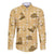 Yellow Palaka Hawaii Cowboy Family Matching Long Sleeve Bodycon Dress and Hawaiian Shirt Puakenikeni Lei Paniolo Papale Seamless Vibes - Polynesian Pride
