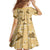 Yellow Palaka Hawaii Cowboy Family Matching Mermaid Dress and Hawaiian Shirt Puakenikeni Lei Paniolo Papale Seamless Vibes - Polynesian Pride