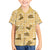 Yellow Palaka Hawaii Cowboy Family Matching Off Shoulder Maxi Dress and Hawaiian Shirt Puakenikeni Lei Paniolo Papale Seamless Vibes - Polynesian Pride