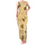 Yellow Palaka Hawaii Cowboy Family Matching Tank Maxi Dress and Hawaiian Shirt Puakenikeni Lei Paniolo Papale Seamless Vibes - Polynesian Pride