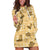Yellow Palaka Hawaii Cowboy Hoodie Dress Puakenikeni Lei Paniolo Papale Seamless Vibes - Polynesian Pride