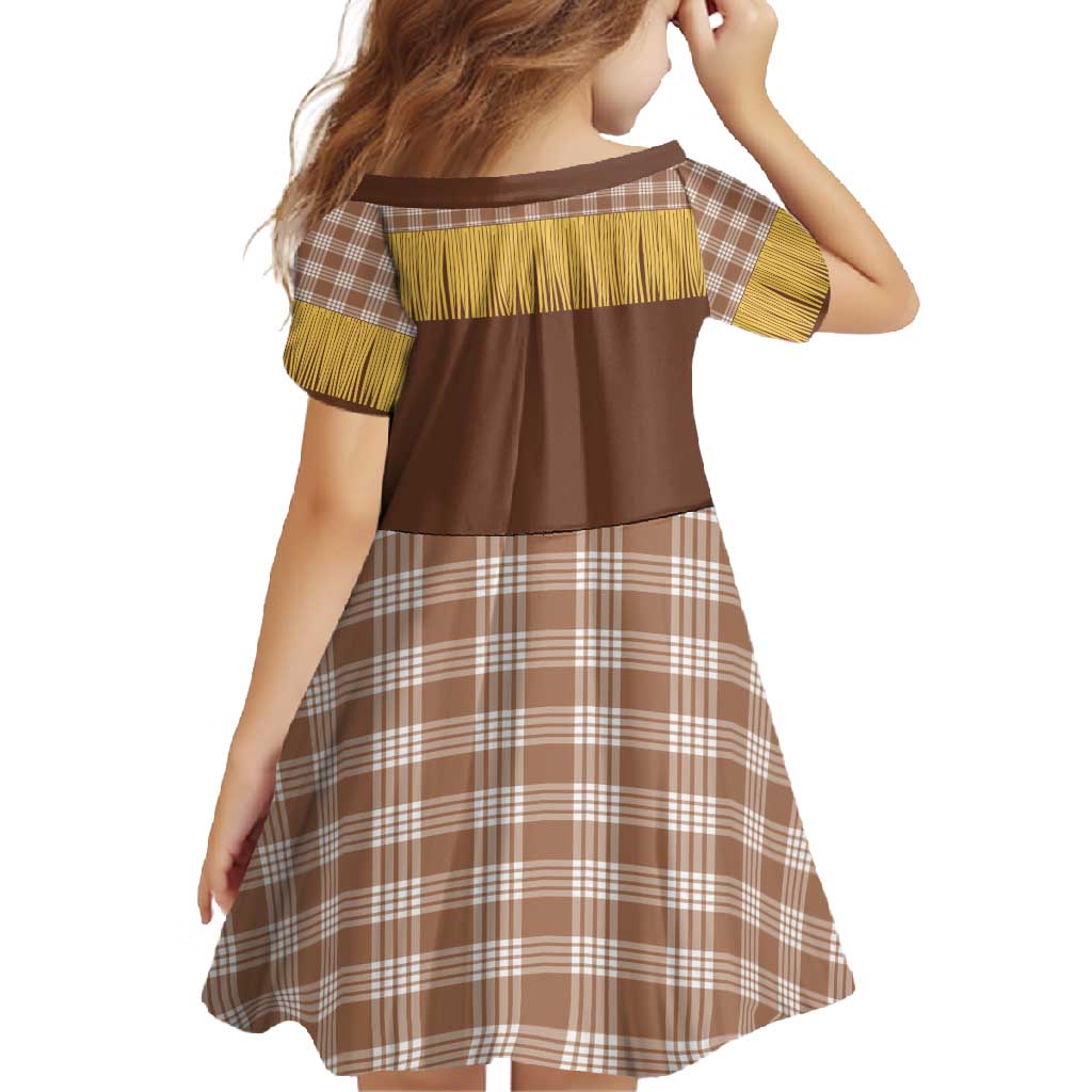 Aloha Hawaii Cowboy Custome Family Matching Summer Maxi Dress and Hawaiian Shirt Puakenikeni Lei Palaka Tassel Style - Polynesian Pride