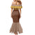 Aloha Hawaii Cowboy Custome Mermaid Dress Puakenikeni Lei Palaka Tassel Style - Polynesian Pride