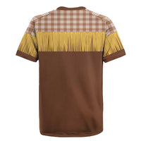 Aloha Hawaii Cowboy Custome Rugby Jersey Puakenikeni Lei Palaka Tassel Style - Polynesian Pride