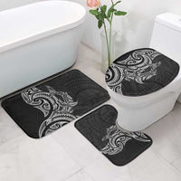 New Zealand Hammerhead Shark Bathroom Set Maori Haehae Mangopare Black - Polynesian Pride