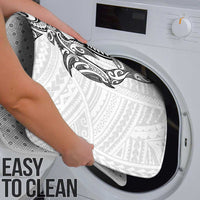 New Zealand Hammerhead Shark Bathroom Set Maori Haehae Mangopare White - Polynesian Pride