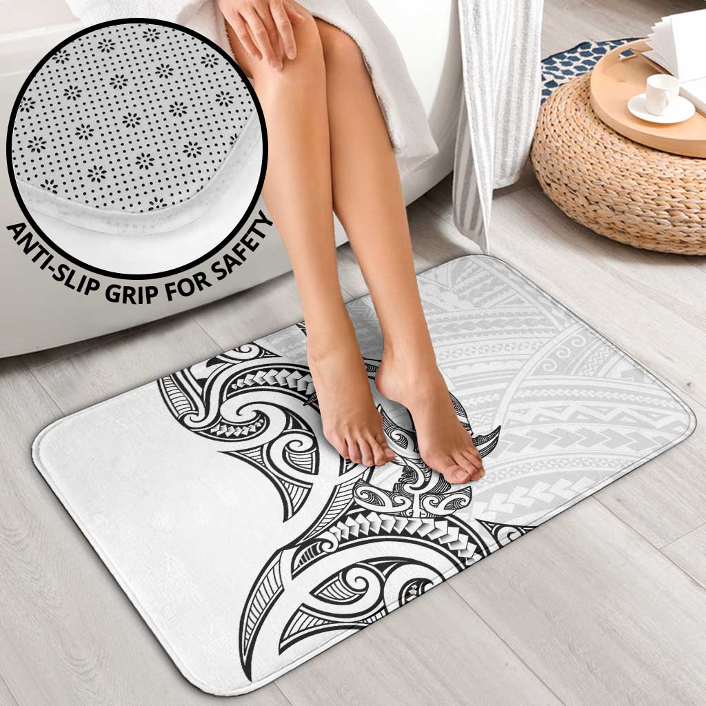 New Zealand Hammerhead Shark Bathroom Set Maori Haehae Mangopare White - Polynesian Pride