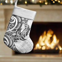 New Zealand Hammerhead Shark Christmas Stocking Maori Haehae Mangopare White - Polynesian Pride