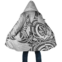 New Zealand Hammerhead Shark Cloak Maori Haehae Mangopare White - Polynesian Pride