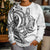 New Zealand Hammerhead Shark Kid Ugly Christmas Sweater Maori Haehae Mangopare White - Polynesian Pride
