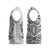 New Zealand Hammerhead Shark Christmas Knitted V-Neck Vest Maori Haehae Mangopare White - Polynesian Pride