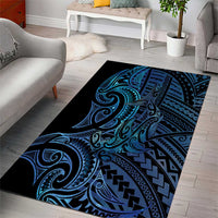 New Zealand Hammerhead Shark Area Rug Maori Haehae Mangopare Galaxy - Polynesian Pride