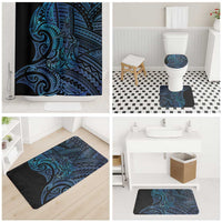 New Zealand Hammerhead Shark Bathroom Set Maori Haehae Mangopare Galaxy - Polynesian Pride