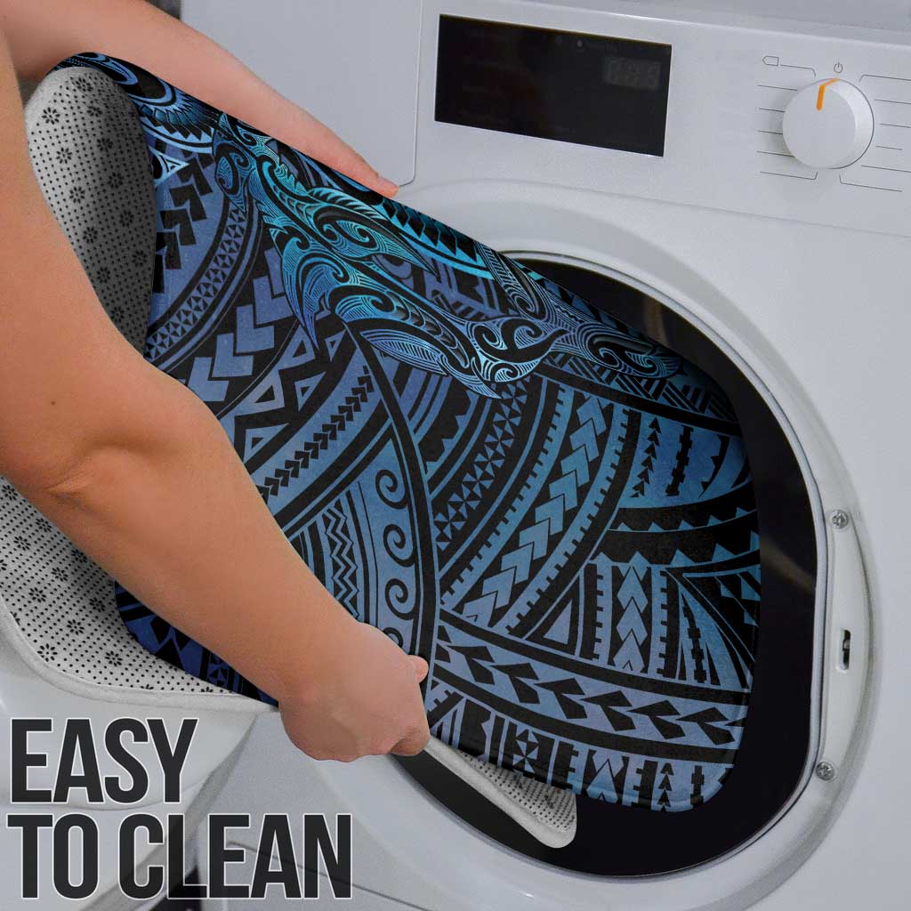 New Zealand Hammerhead Shark Bathroom Set Maori Haehae Mangopare Galaxy - Polynesian Pride