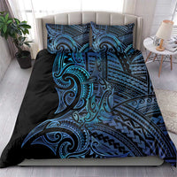 New Zealand Hammerhead Shark Bedding Set Maori Haehae Mangopare Galaxy - Polynesian Pride
