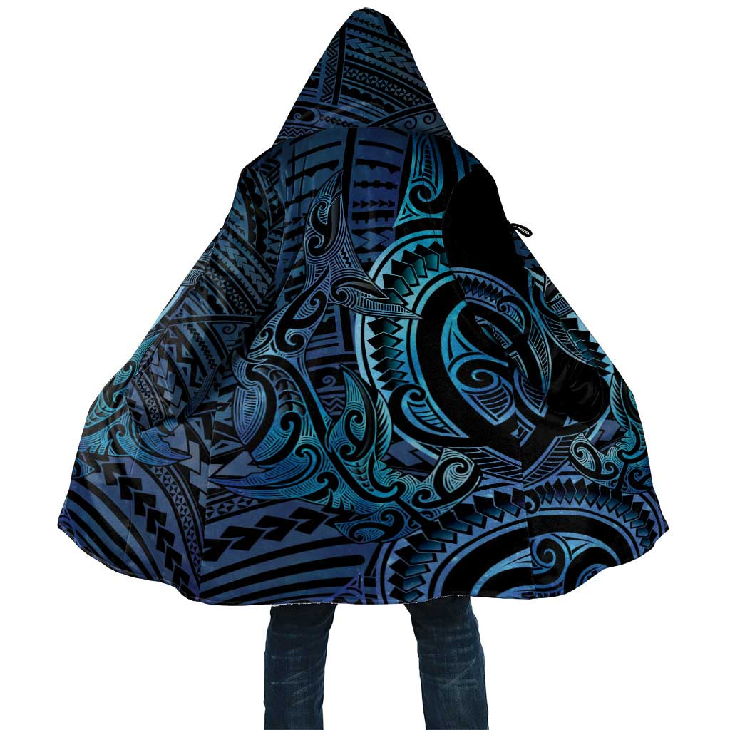 New Zealand Hammerhead Shark Cloak Maori Haehae Mangopare Galaxy - Polynesian Pride