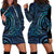 New Zealand Hammerhead Shark Hoodie Dress Maori Haehae Mangopare Galaxy - Polynesian Pride