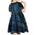 New Zealand Hammerhead Shark Kid Short Sleeve Dress Maori Haehae Mangopare Galaxy - Polynesian Pride